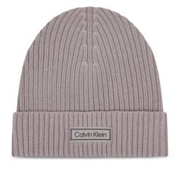Czapka Calvin Klein. Szare czapki i kapelusze męskie Calvin Klein, na zimę, bez wzorów. Za 169.99 zł.