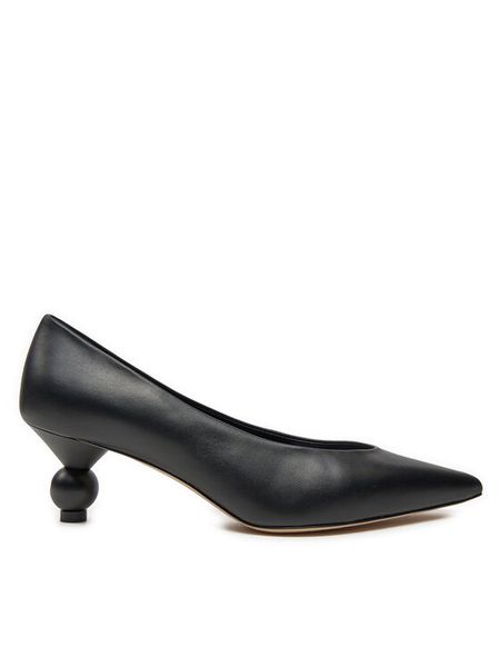Weekend Max Mara Czółenka Renza 24255260346 Czarny. Czarne czółenka damskie Weekend Max Mara, bez wzorów, ze skóry, bez obcasa, bez zapięcia. Za 1,520.99 zł.