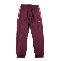 Second life - Spodnie dresowe męskie Flamestrike bordowe - Jak nowy. Czerwone spodnie sportowe męskie Adidas, m, bez wzorów, z dresówki, do biegania. Za 186.06 zł.