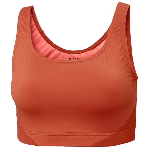Damski top do kostiumu kąpielowego Helly Hansen HP. Brązowe topy damskie Helly Hansen, m, bez wzorów, bez kołnierzyka, bez ramiączek. Za 240.50 zł.