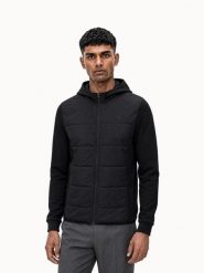 Kurtka z kapturem Le Coq Sportif Essential Hybride N°1. Niebieskie kurtki męskie le coq sportif, l, bez wzorów, ze skóry, eleganckie, z kapturem. Za 592.00 zł.