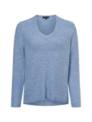 More & More Sweter Kobiety niebieski, 44. Niebieskie swetry damskie More & More, bez wzorów, z dzianiny, bez kołnierzyka, bez ramiączek, bez kaptura. Za 229.95 zł.