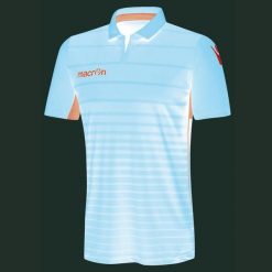 Koszulka Macron tabit. Czerwone koszulki sportowe męskie Macron, bez wzorów, bez kołnierzyka, bez ramiączek, do piłki nożnej. Za 234.50 zł.