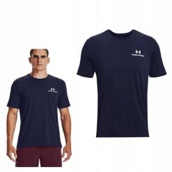Męski T-Shirt Sportowy Under Armour 410 Rush Energy. Niebieskie t-shirty męskie Under Armour, m, bez wzorów, sportowe, bez kołnierzyka. Za 219.99 zł.