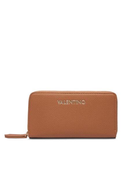 Valentino Portfel Brixton VPS7LX155 Brązowy. Brązowe portfele damskie Valentino, bez wzorów. Za 259.99 zł.