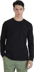 Koszulka męska 4F Longsleeve M432 głęboka czerń 4FWMM00TLONM432 20S M. Bluzki z długim rękawem męskie 4f, m, bez wzorów, bez kołnierzyka. Za 79.41 zł.