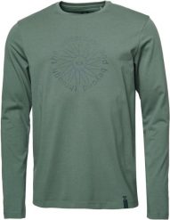 Męska koszulka z długim rękawem Loap Alborg Green 2XL. Zielone bluzki z długim rękawem męskie 55PROTEC, m, bez wzorów, eleganckie, bez kołnierzyka. Za 143.99 zł.