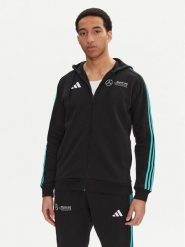 Adidas Bluza Mercedes - AMG Petronas Formula One Team DNA JV5437 Czarny Regular Fit. Czarne bluzy męskie Adidas, m, bez wzorów, z bawełny, bez kaptura. Za 189.99 zł.