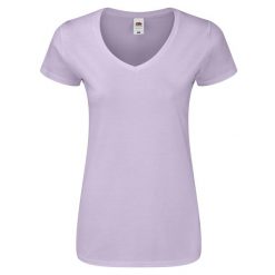 Koszulka Damska Z Dekoltem W Kształcie Litery V. Szare koszulki sportowe damskie Fruit of the Loom, xl, bez wzorów, sportowe, bez kołnierzyka. Za 38.99 zł.