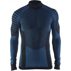 Craft Koszulka Męska Active Intensity Zip Czarna M. Czarne koszulki sportowe męskie Craft, z długim rękawem. W wyprzedaży za 139.00 zł.
