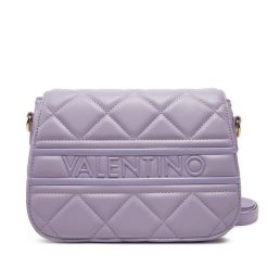 Torebka Valentino. Fioletowe listonoszki damskie Valentino, bez wzorów, bez dodatków. Za 279.99 zł.