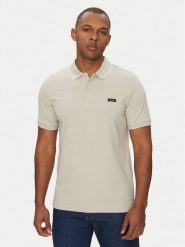 Calvin Klein Polo K10K112751 Szary Regular Fit. Szare koszulki polo męskie Calvin Klein, m, bez wzorów, z bawełny, bez ramiączek. Za 169.99 zł.