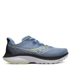 Buty do biegania Saucony. Niebieskie buty sportowe męskie Saucony, bez zapięcia, do biegania. Za 599.99 zł.