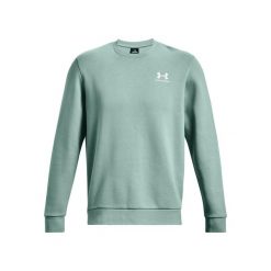Bluza Under Armour Essential Fleece. Białe bluzy sportowe męskie Under Armour, m, bez wzorów, bez kaptura. Za 312.50 zł.