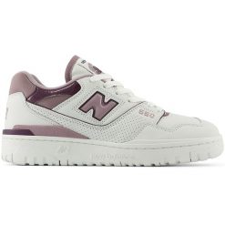 Buty damskie New Balance BBW550EF – białe. Białe obuwie sportowe damskie New Balance, bez wzorów, ze skóry. Za 299.99 zł.