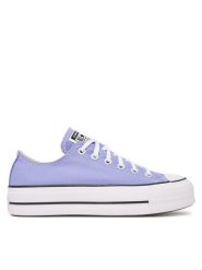 Converse Trampki Chuck Taylor All Star Lift Platform A16105C Fioletowy. Fioletowe trampki i tenisówki damskie Converse, bez wzorów, z materiału, retro, bez zapięcia. Za 399.99 zł.
