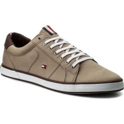 Tenisówki TOMMY HILFIGER - Iconic Long Lace Sneaker FM0FM01536 Cobblestone 068. Trampki męskie marki Tommy Hilfiger. Za 279.00 zł.