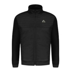 Bluza Le Coq Sportif N°1. Czarne bluzy męskie le coq sportif, uniwersalny, bez wzorów, z materiału, bez kaptura, na fitness i siłownię. Za 530.75 zł.
