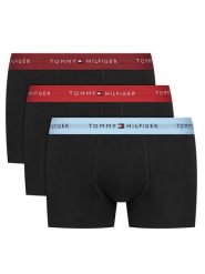 Tommy Hilfiger Komplet bokserek UM0UM02763 Czarny. Czarne bokserki męskie Tommy Hilfiger, m, bez wzorów, z bawełny. Za 149.99 zł.