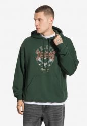 Bluza sportowa męska Prosto Athletic z kapturem. Zielone bluzy męskie Prosto., l, z aplikacjami, z bawełny, z kapturem. Za 163.99 zł.