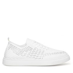 Trampki Jenny Fairy. Białe półbuty damskie Jenny Fairy, bez wzorów, bez zapięcia. Za 48.99 zł.