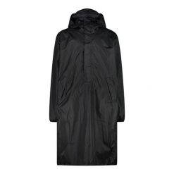Poncho z przesuwaną kapturem CMP. Czarne kurtki męskie CMP, l, bez wzorów. Za 239.50 zł.