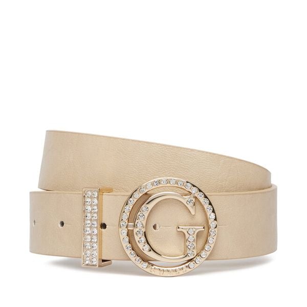 Pasek Damski Guess. Brązowe paski damskie Guess, z aplikacjami. Za 167.99 zł.