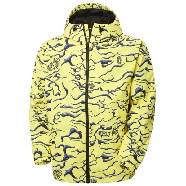 Ponadwymiarowa kurtka wodoodporna Helly Hansen Play. Żółte kurtki męskie Helly Hansen, m, bez wzorów, bez kaptura. Za 553.50 zł.