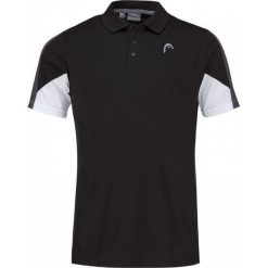 Koszulka polo męska CLUB 22 Tech. Czarne koszulki polo męskie Head, m, bez wzorów, z materiału, sportowe, bez ramiączek. Za 159.99 zł.