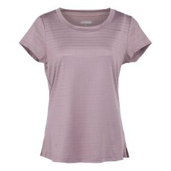Koszulka Limonite VII Dla Kobiet. Fioletowe koszulki sportowe damskie Regatta, xs, bez wzorów, bez kołnierzyka, bez ramiączek, trekkingowe. Za 40.99 zł.