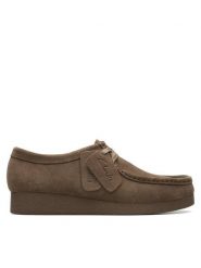 Clarks Półbuty WallabeeEVOSh 26174748 Brązowy. Brązowe półbuty damskie Clarks, bez wzorów, ze skóry, bez obcasa, na płaskiej podeszwie, bez zapięcia. Za 328.99 zł.