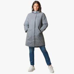 Parki Wędrówki Kobieta Glow Izolacja. Szare parki damskie SWEDEMOUNT, m, bez wzorów, z materiału, wakacyjne, bez kaptura. Za 259.99 zł.