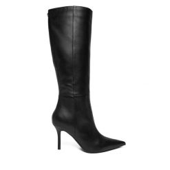 Kozaki Guess. Czarne kozaki damskie Guess, bez obcasa, na szpilce. Za 1,259.00 zł.