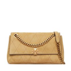 Torebka Tory Burch. Brązowe torebki do ręki damskie Tory Burch, bez wzorów, klasyczne, bez dodatków. Za 2,384.00 zł.
