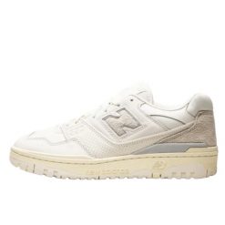 Buty do chodzenia dla dorosłych New Balance 550 Aime Leon Dore White Leather. Szare obuwie sportowe damskie New Balance, bez wzorów, trekkingowe. W wyprzedaży za 1,285.90 zł.