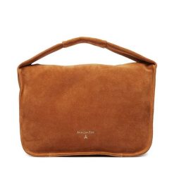 Torebka Patrizia Pepe. Brązowe torebki do ręki damskie Patrizia Pepe, bez wzorów, klasyczne, bez dodatków. Za 1,179.00 zł.