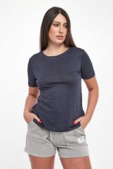 T-shirt damski lniany Lane ECOALF. T-shirty damskie Ecoalf, xs, bez wzorów, ze lnu, bez kołnierzyka. Za 259.00 zł.