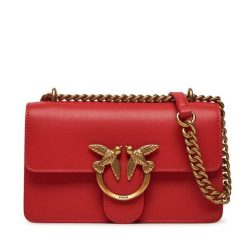 Torebka PINKO. Czerwone torebki do ręki damskie Pinko, bez wzorów, wizytowe, bez dodatków. Za 1,239.00 zł.