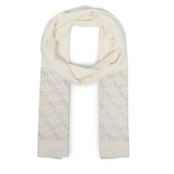 Szalik Guess. Białe szaliki i chusty damskie Guess, z aplikacjami. Za 294.99 zł.