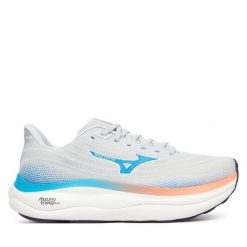 Buty do biegania Mizuno. Szare buty sportowe męskie Mizuno, bez zapięcia, do biegania, mizuno wave. Za 769.99 zł.