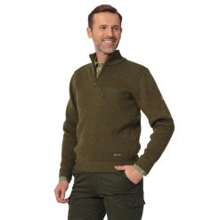 Sweter męski myśliwski Tagart Niko izolacja przed chłodem. Zielone bluzy męskie tagart, m, bez wzorów, bez kaptura. Za 389.00 zł.