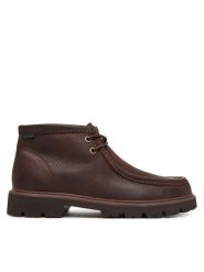 Clarks Trzewiki Cleyhill Top 26329448 Brązowy ciemny. Brązowe botki męskie Clarks, bez wzorów, ze skóry, bez zapięcia. Za 519.99 zł.