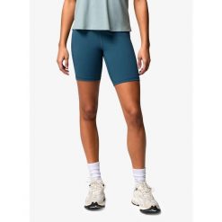 Spodenki damskie Columbia Loneridge Short. Niebieskie szorty sportowe damskie Columbia, bez wzorów, sportowe, trekkingowe. Za 188.99 zł.
