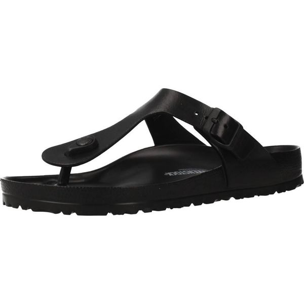 Klapki Gizeh Essentials Eva Rozmiar 35 - 0128201 Czarny. Czarne klapki damskie Birkenstock, bez wzorów, z materiału, bez obcasa. Za 313.00 zł.