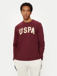 U.S. Polo Assn. Longsleeve MUP2184 Czerwony Regular Fit. Czerwone bluzki z długim rękawem męskie U.S. Polo Assn., m, bez wzorów, z bawełny, bez kołnierzyka. Za 109.99 zł.