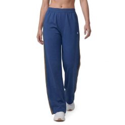 Damskie spodnie tenisowe z szerokimi nogawkami Siroko Volley-W Navy. Niebieskie spodnie materiałowe damskie SIROKO, l, bez wzorów, z materiału. Za 257.00 zł.