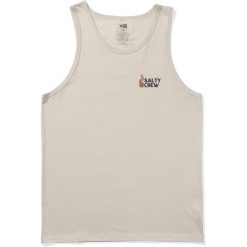 Tank top Salty Crew Stakeout. Białe koszulki sportowe męskie SALTY CREW, bez wzorów, sportowe, bez kołnierzyka. Za 212.50 zł.