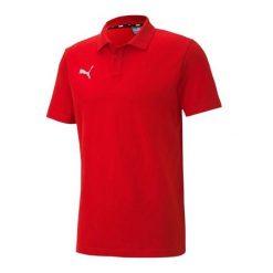 Koszulka Polo Męska TeamGoal 23. Czerwone koszulki polo męskie Puma, m, bez wzorów, bez ramiączek. Za 189.99 zł.