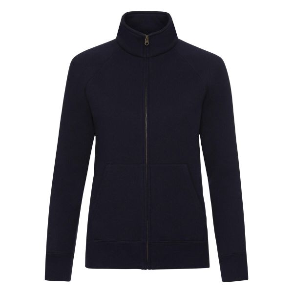 Kurtka Dresowa Premium Dla Pań I Panów. Niebieskie kurtki damskie Fruit of the Loom, xl, bez wzorów, z dresówki, bez kaptura. Za 124.99 zł.