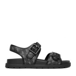 Sandały Guess. Czarne sandały chłopięce Guess, bez zapięcia. Za 179.99 zł.
